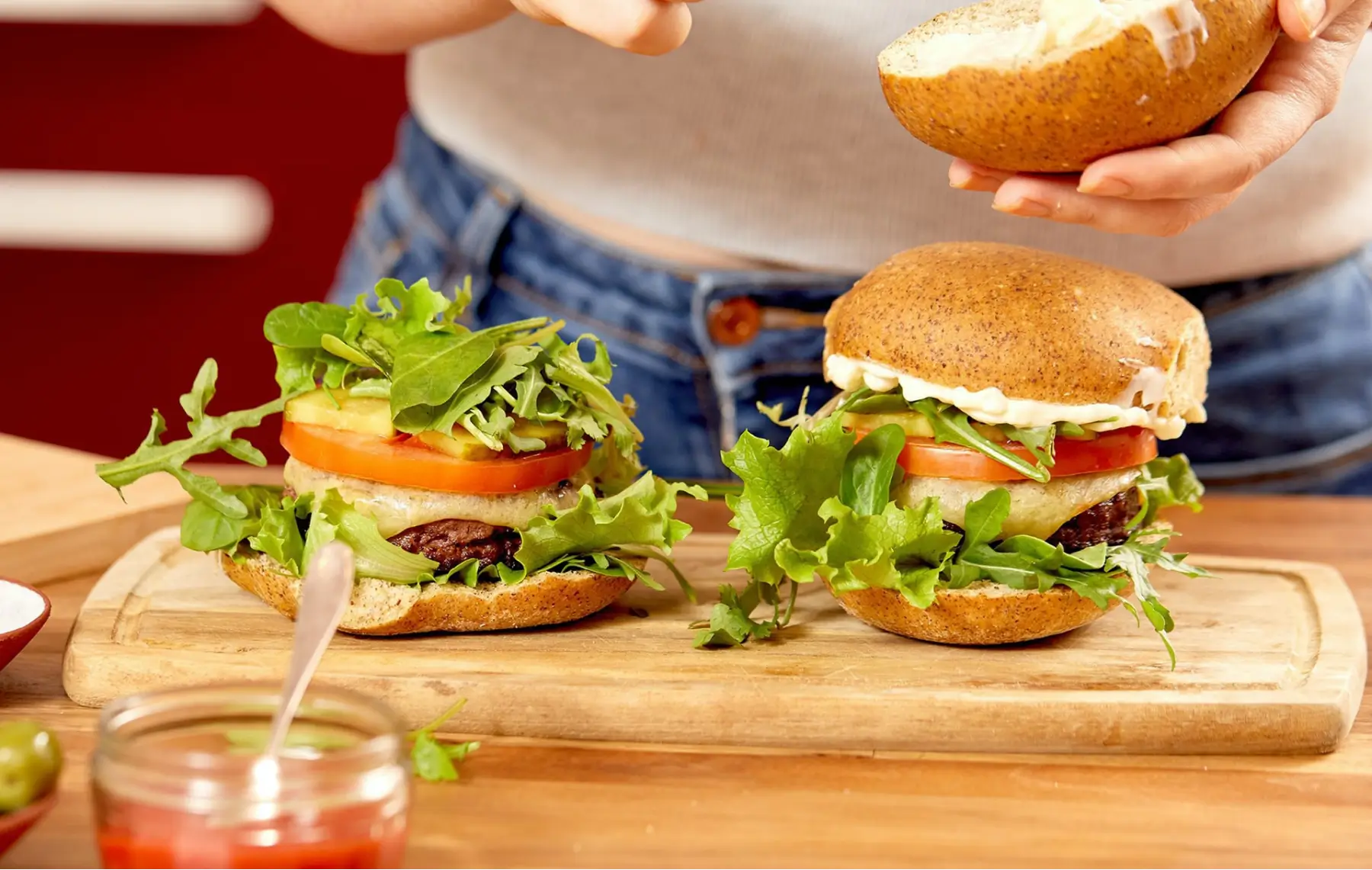 Small Burger Without Bread